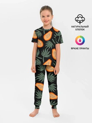 Детская пижама с брюками / Папайя