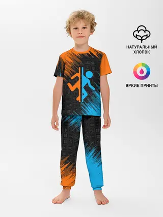 Детская пижама с брюками / PORTAL 2