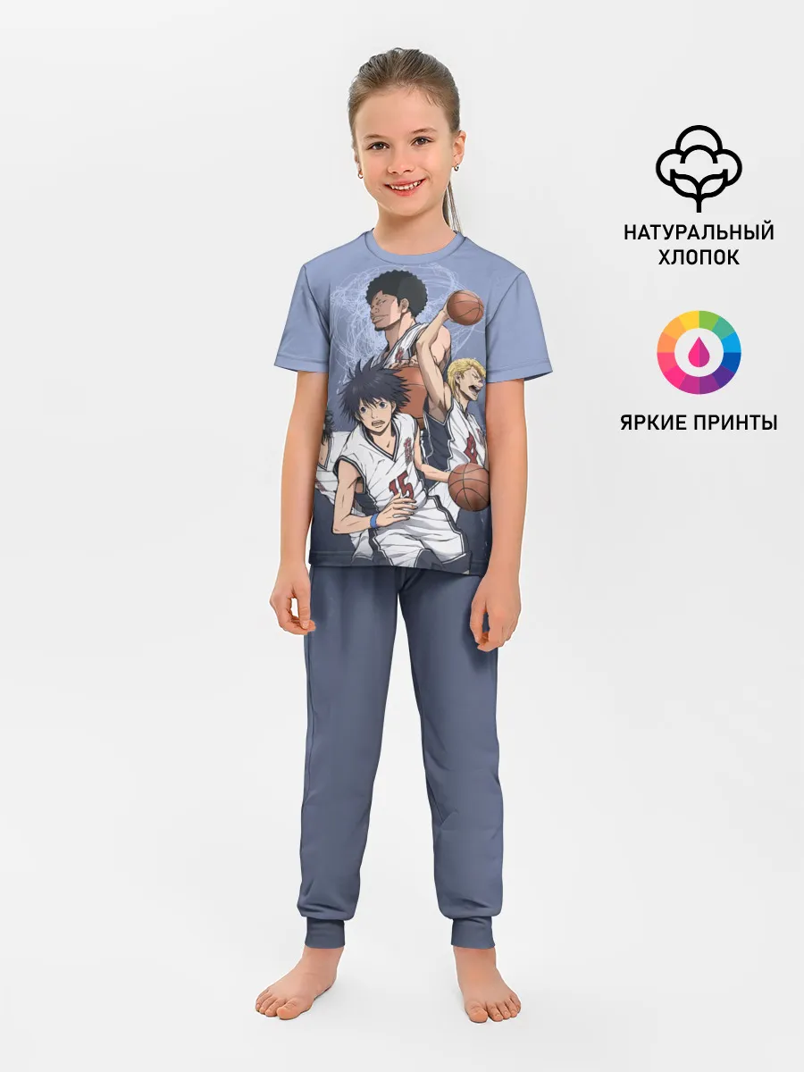 Детская пижама с брюками / команда мечты