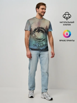Мужская базовая футболка / The Elder Scrolls SKYRIM