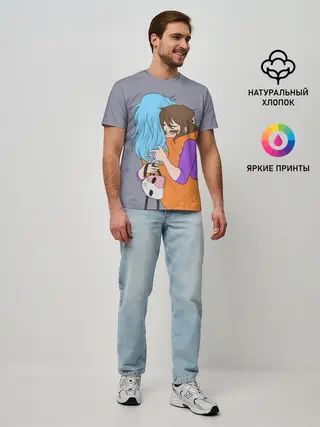 Мужская базовая футболка / Sally face