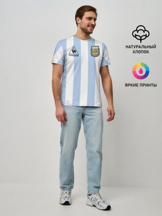 Мужская базовая футболка / Diego Maradona 10