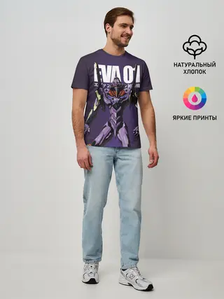 Мужская базовая футболка / asuka langley