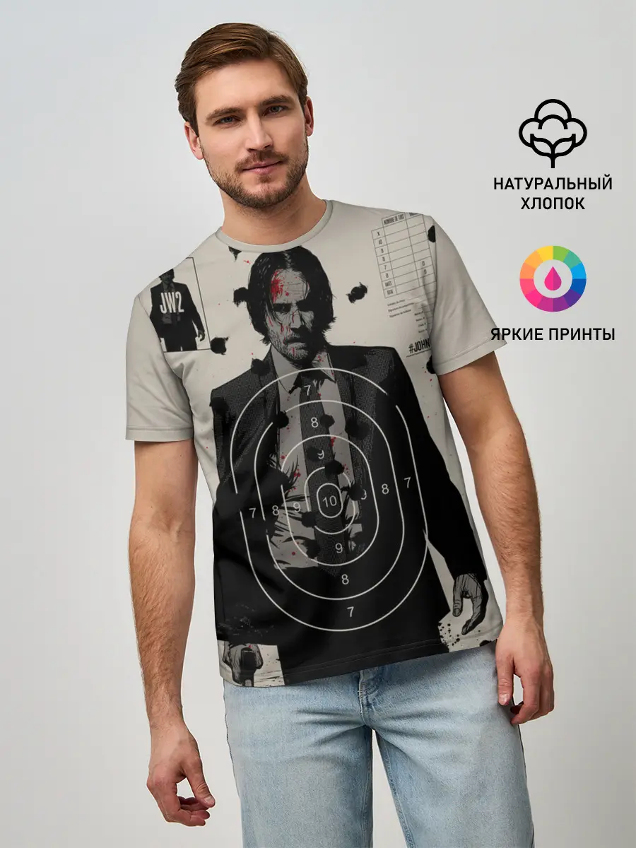 Мужская базовая футболка / Джон Уик 2
