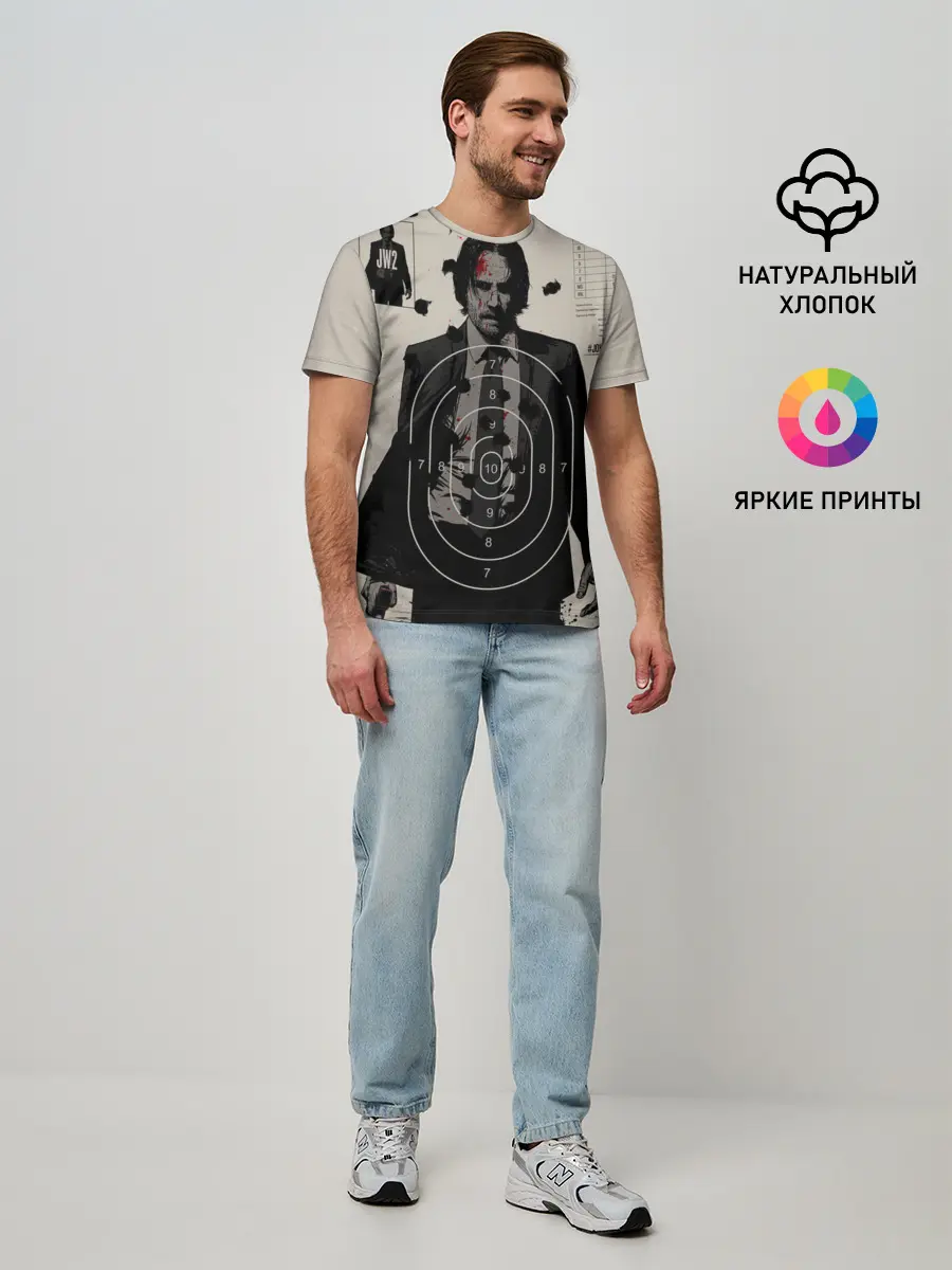 Мужская базовая футболка / Джон Уик 2