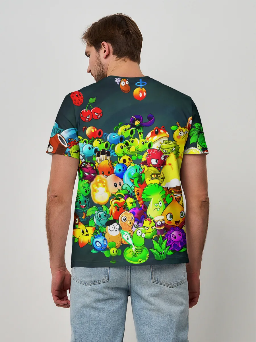 Мужская базовая футболка / Plants vs. Zombies