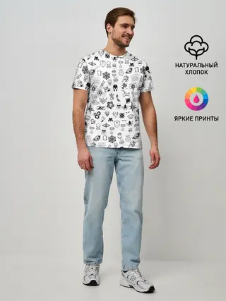 Мужская базовая футболка / RAINBOW SIX SIEGE | РАДУГА 6 ОСАДА | R6S