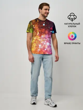 Мужская базовая футболка / Боке