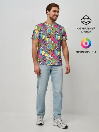 Мужская базовая футболка / Музыкант