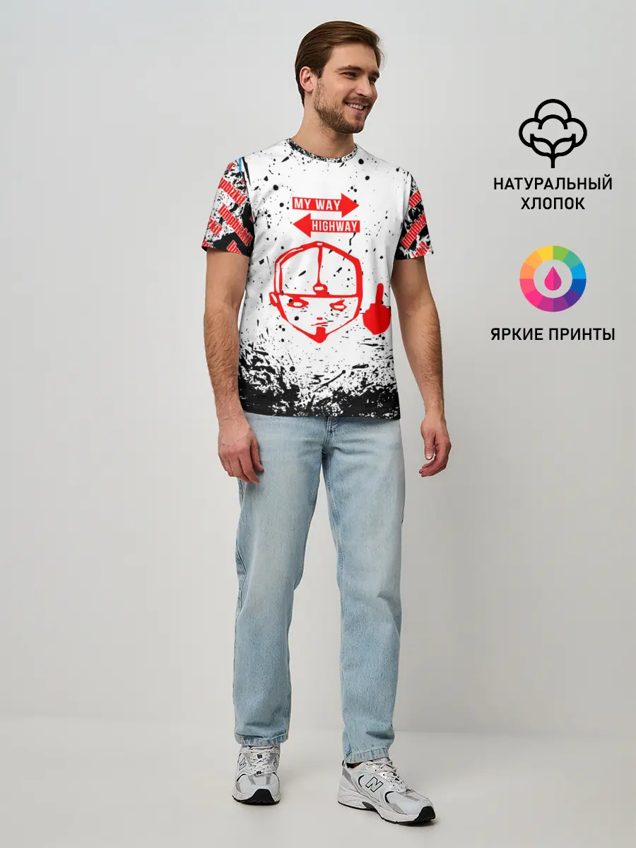 Мужская базовая футболка / LIMP BIZKIT | ЛИМП БИЗКИТ