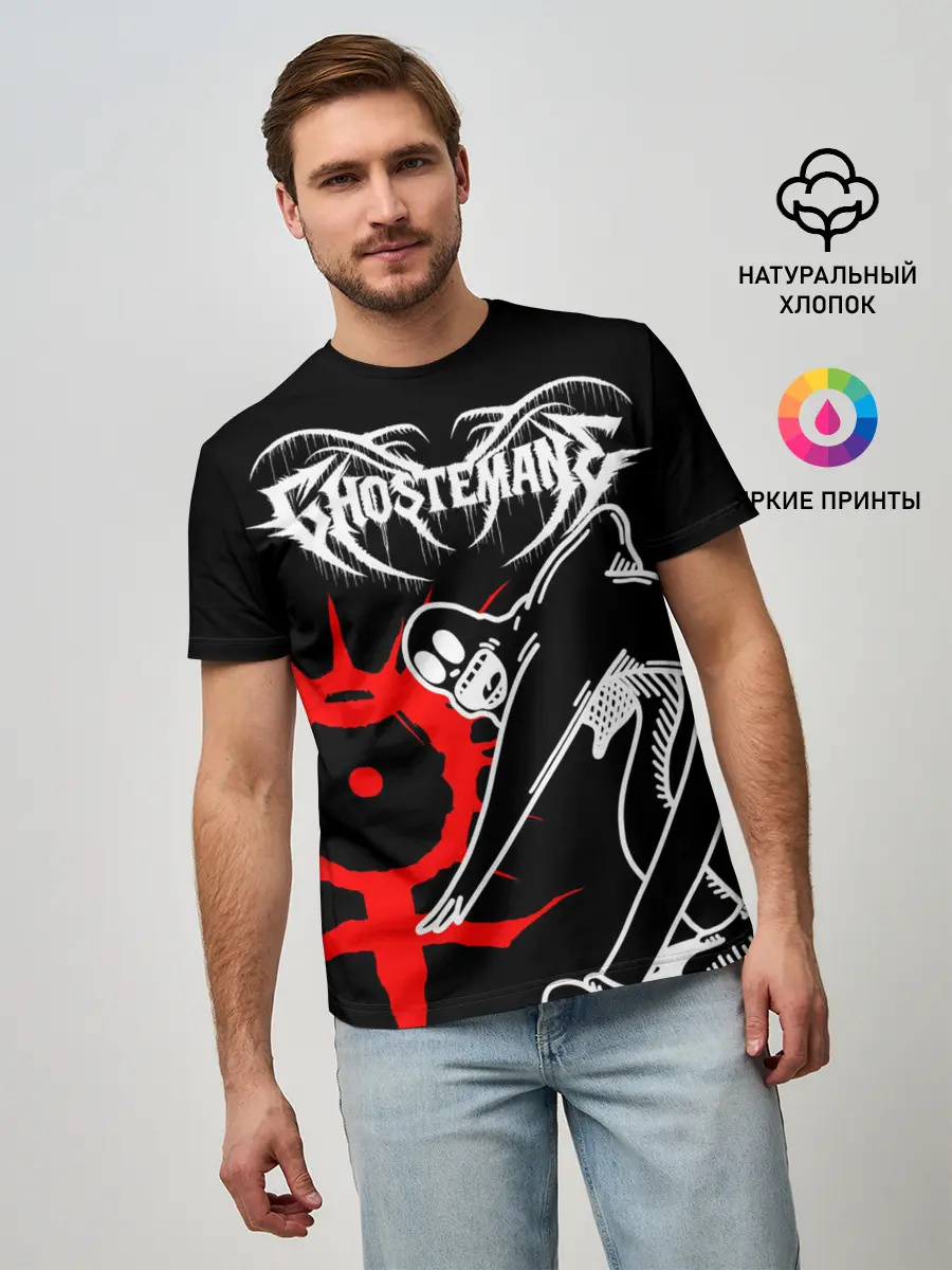 Мужская базовая футболка / GHOSTEMANE