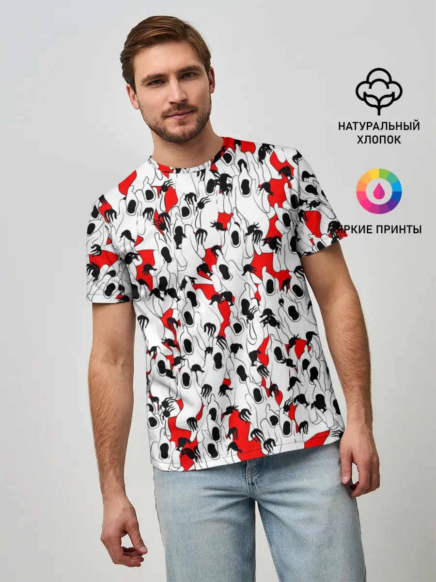 Мужская базовая футболка / Haunted Family