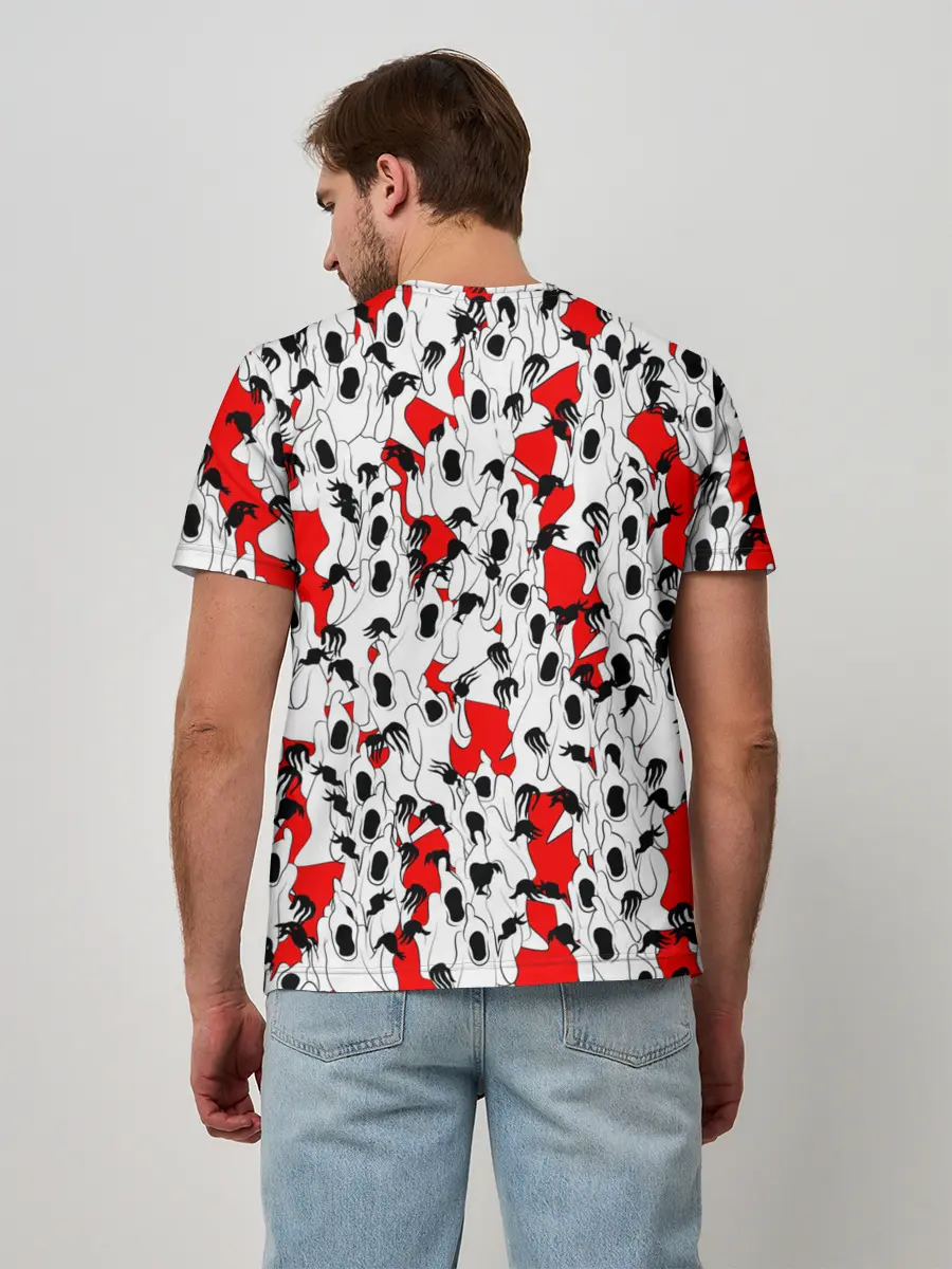 Мужская базовая футболка / Haunted Family