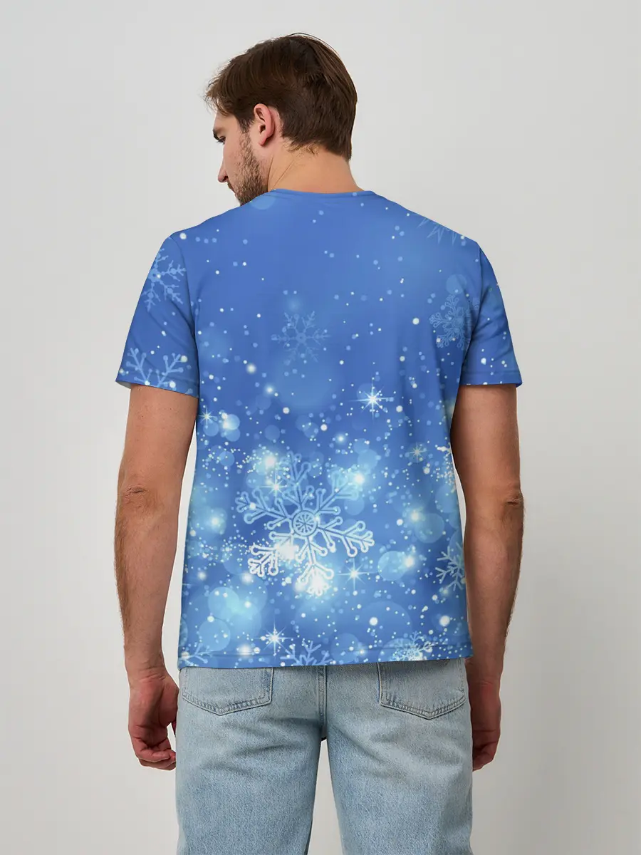 Мужская базовая футболка / Among Us New Year