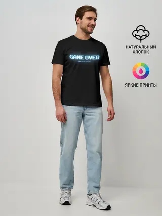 Мужская базовая футболка / Game Over