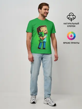 Мужская базовая футболка / MINECRAFT