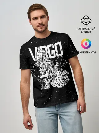 Мужская базовая футболка / Dark Virgo