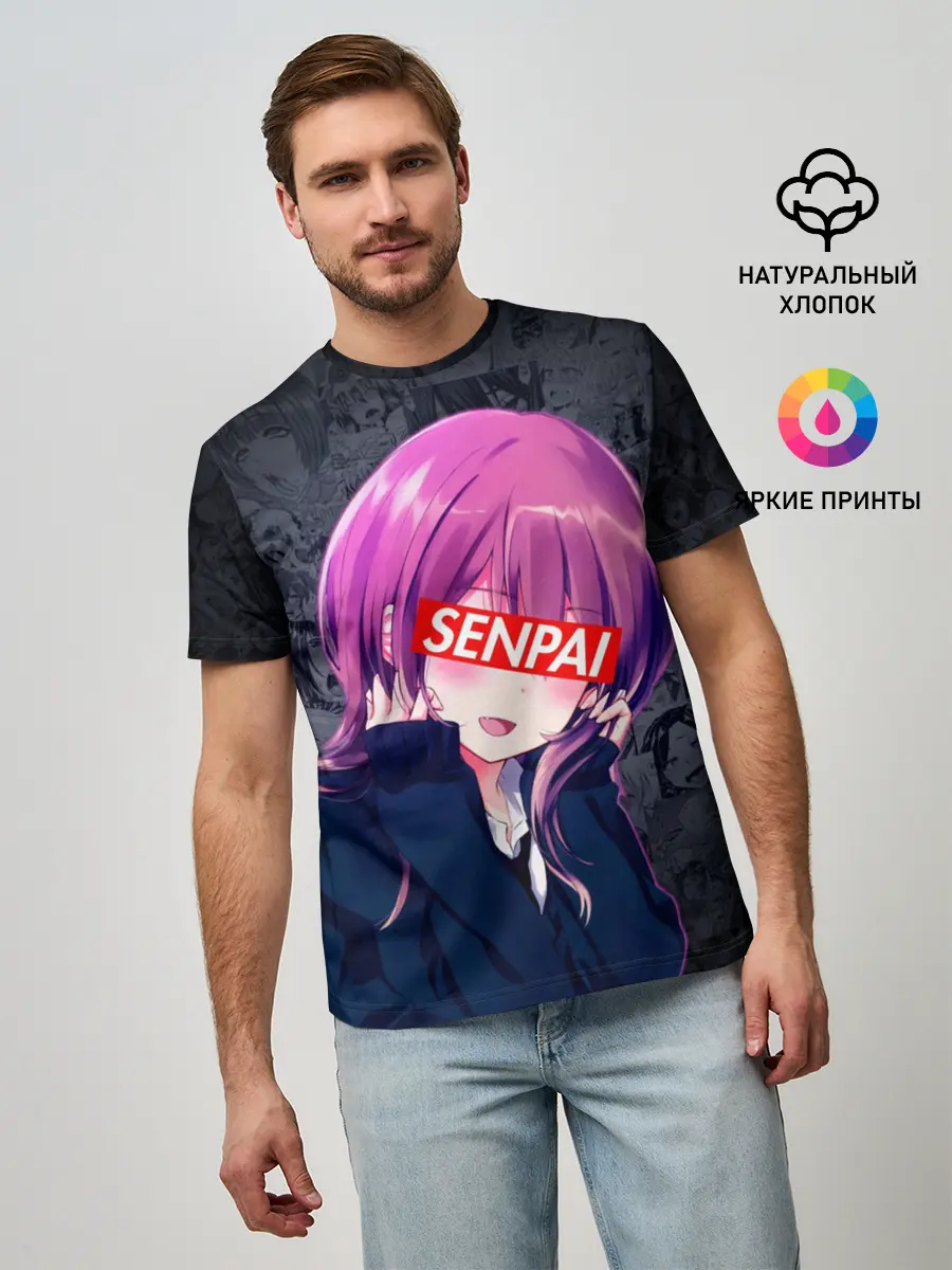 Мужская базовая футболка / Anime