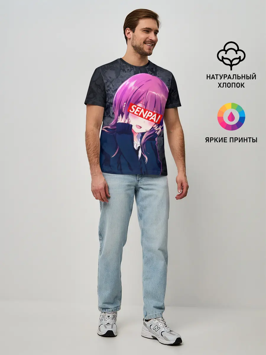 Мужская базовая футболка / Anime