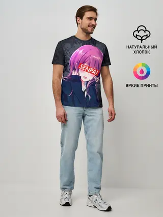 Мужская базовая футболка / Anime