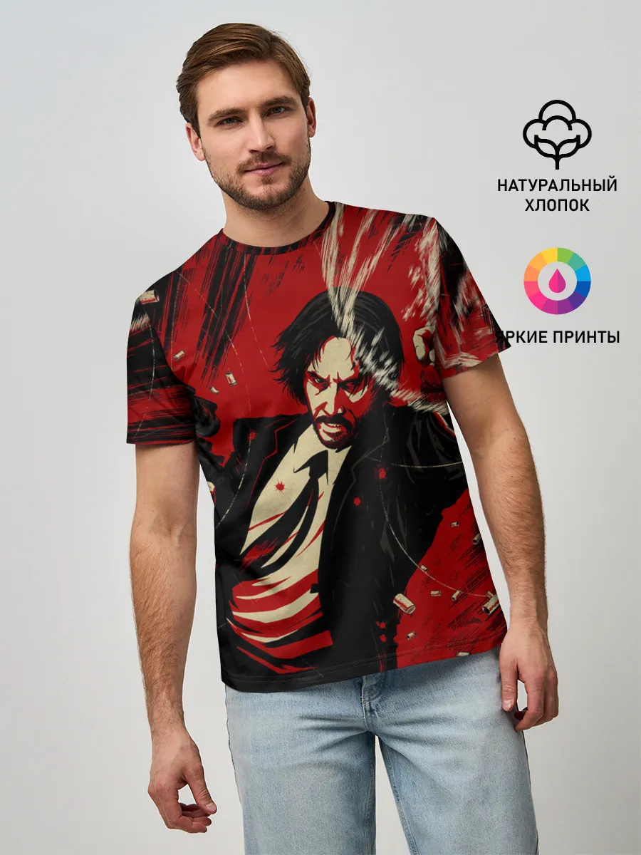 Мужская базовая футболка / Джон Уик