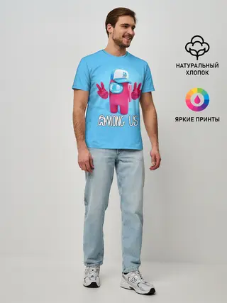 Мужская базовая футболка / AMONG US