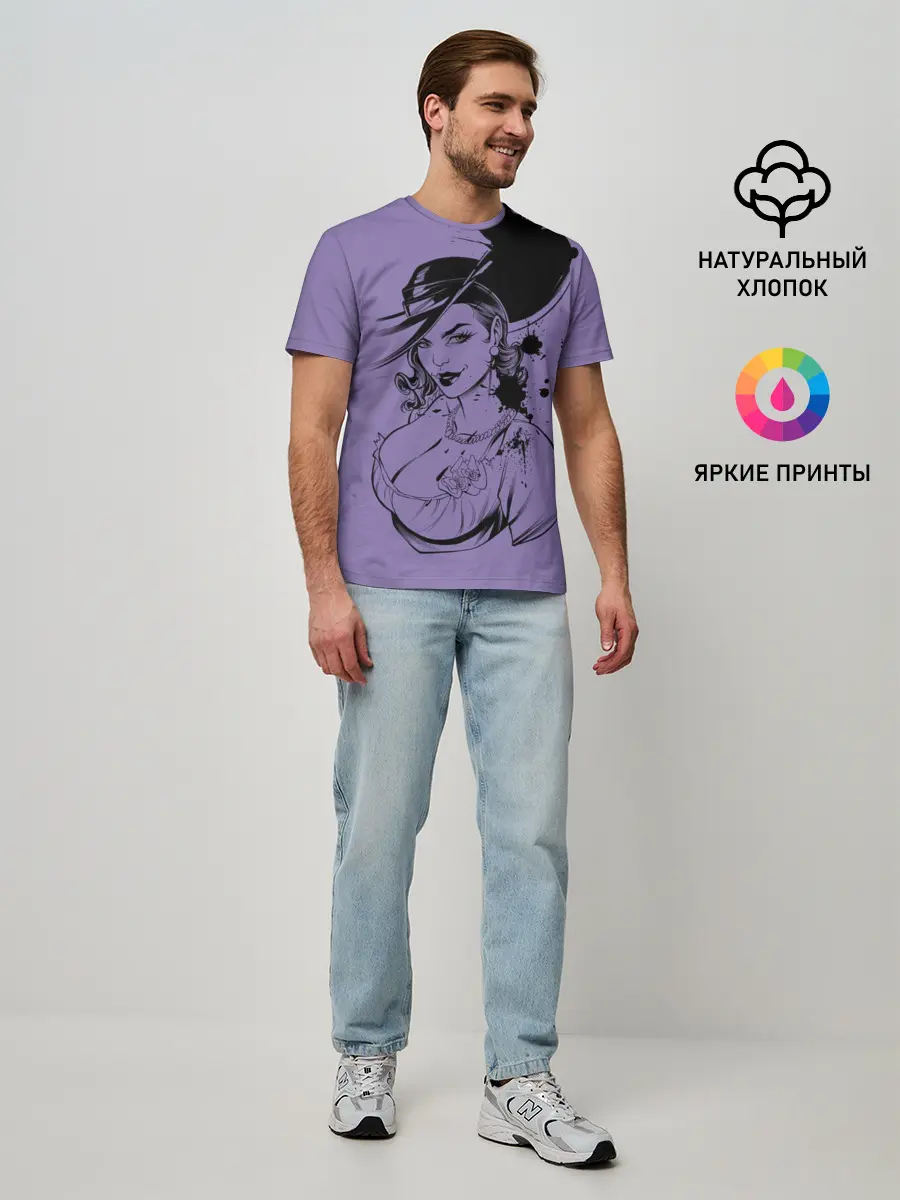 Мужская базовая футболка / village resident evil