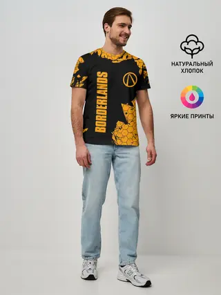 Мужская базовая футболка / BORDERLANDS
