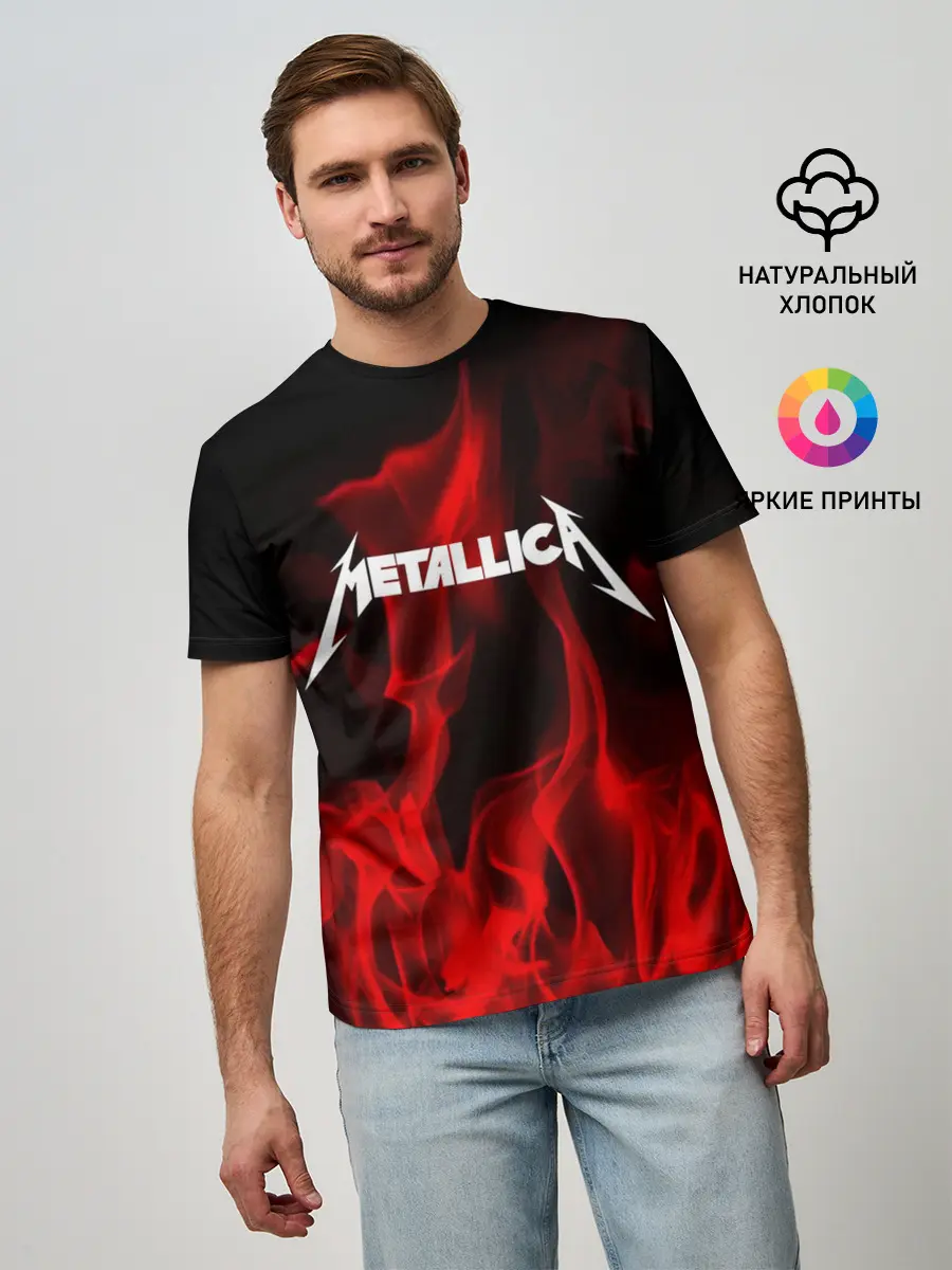 Мужская базовая футболка / METALLICA