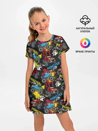 Детское платье / MONSTER TRUCK