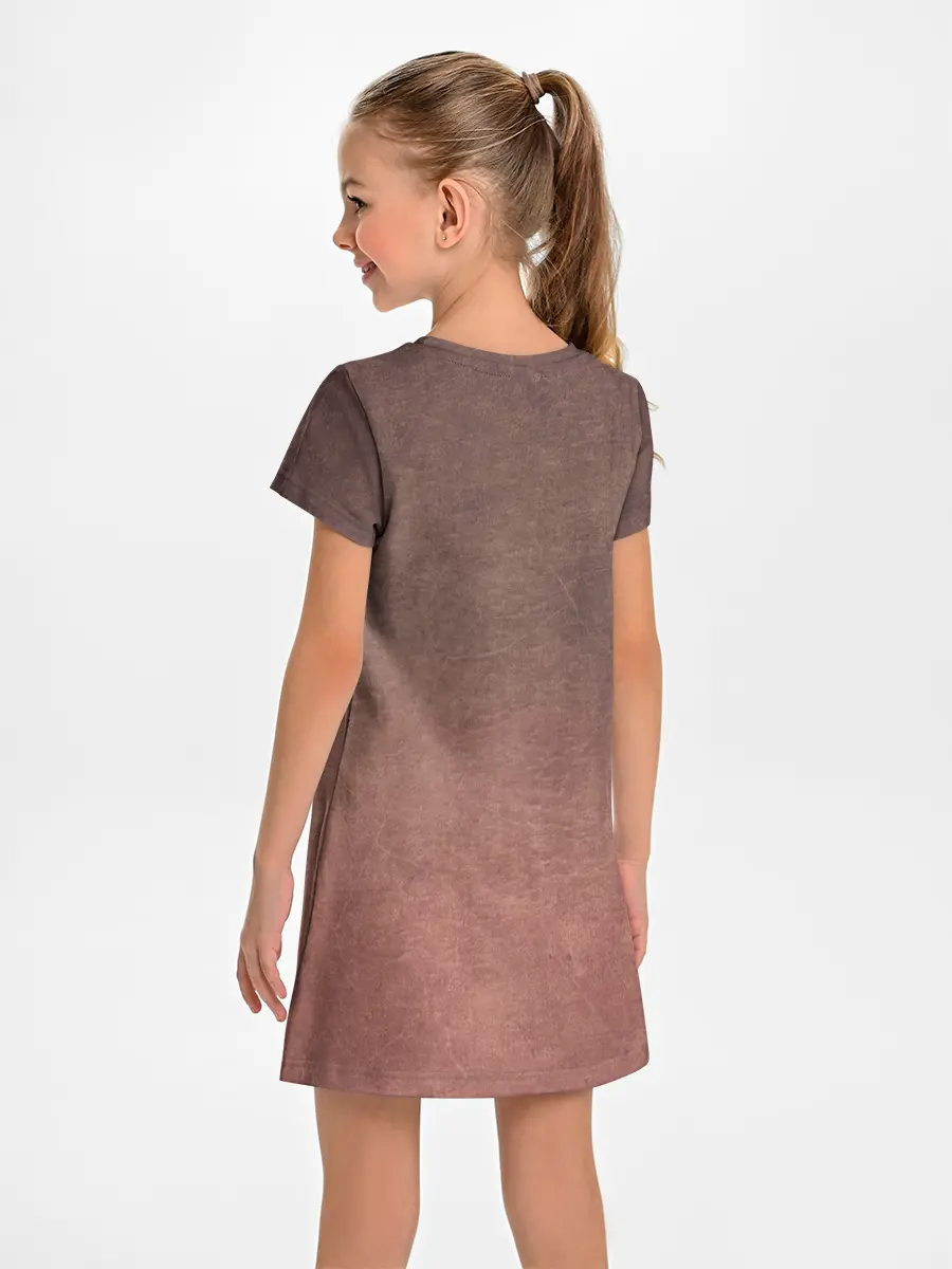 Детское платье / Чуя Накахар на состаренном фоне