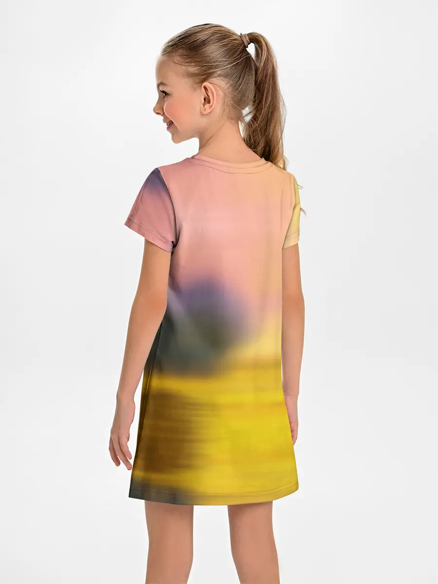 Детское платье / Дракончик на берегу озера