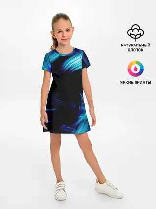 Детское платье / Неоновый вихрь