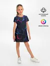 Детское платье / Неоновые 3D плиты | Неоновые плиты