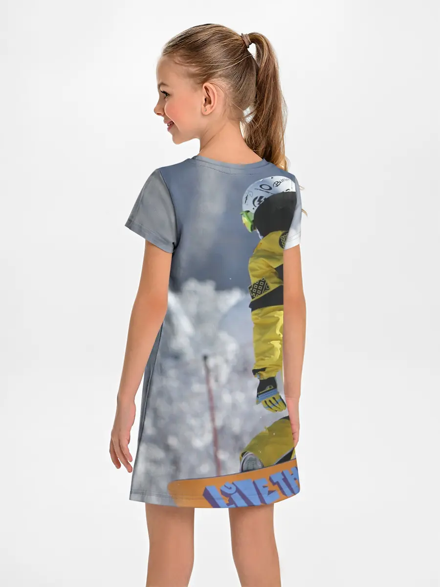 Детское платье / сноубордист