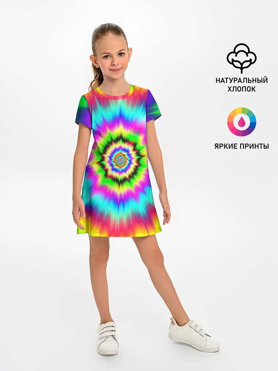Детское платье / ОПТИЧЕСКИЙ УЗОР
