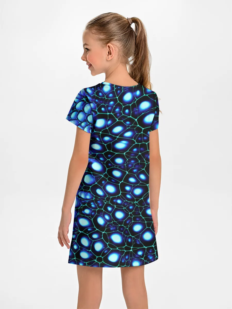 Детское платье / Абстракция-макрокраска