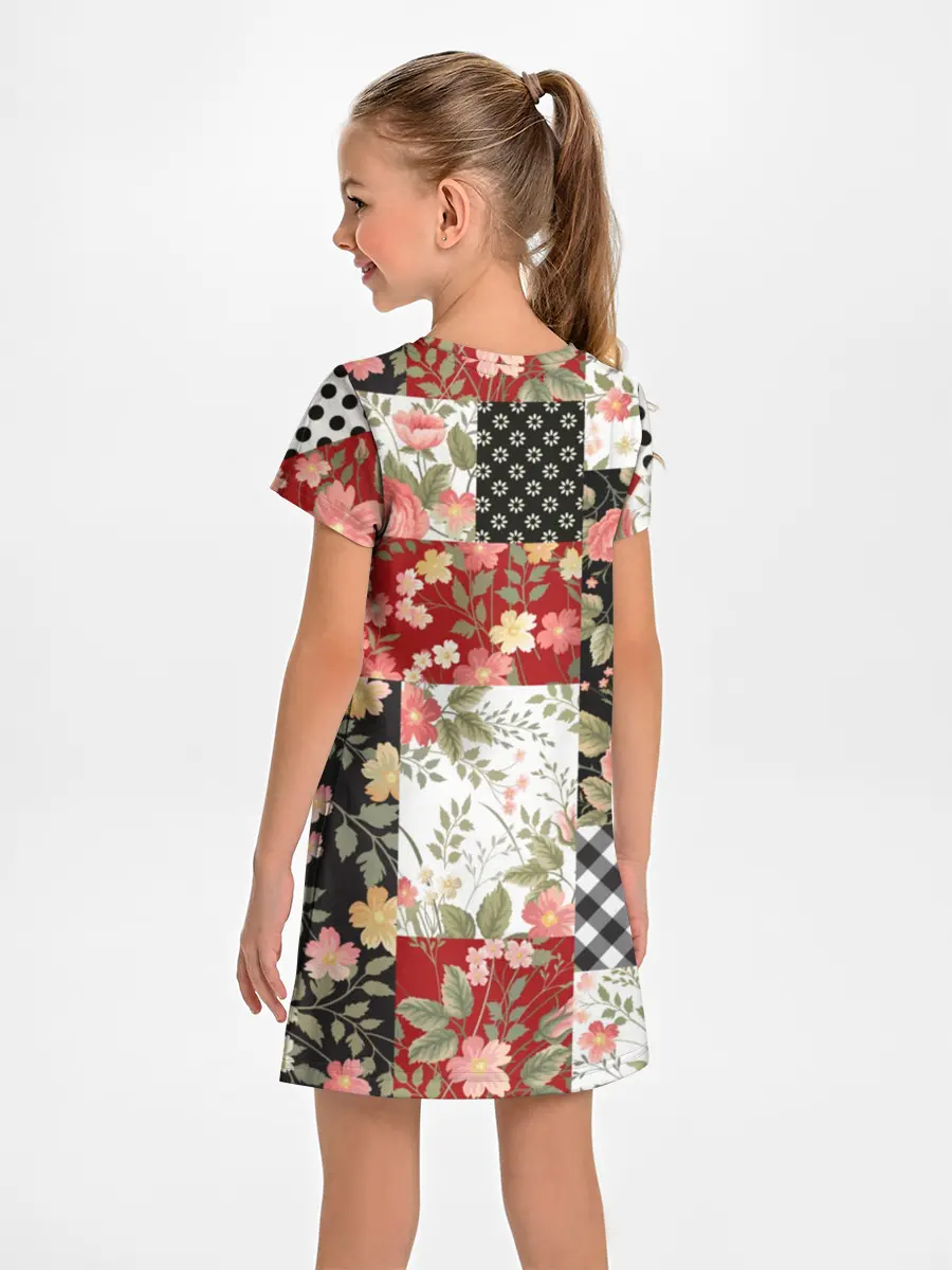 Детское платье / Лоскутный орнамент