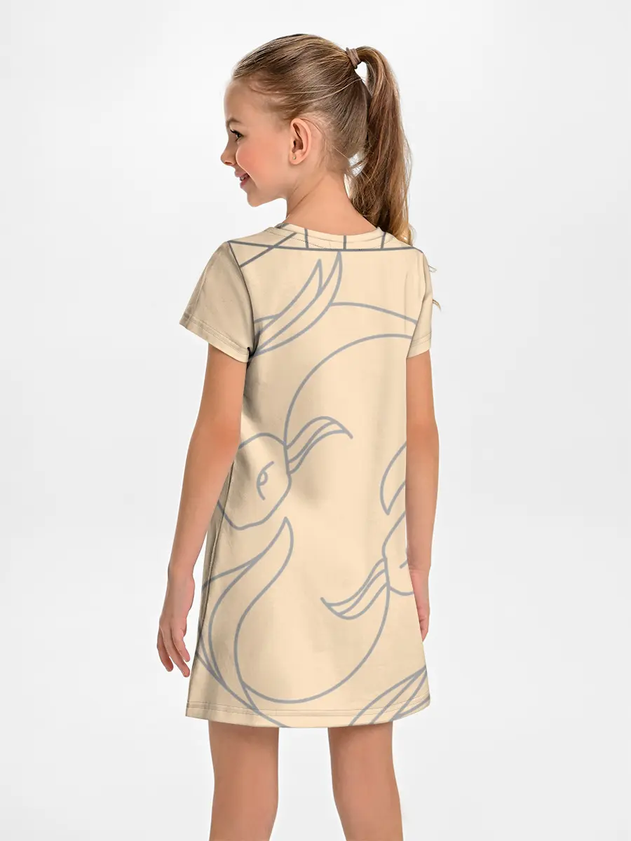 Детское платье / Рыбы. Знаки зодиака, море