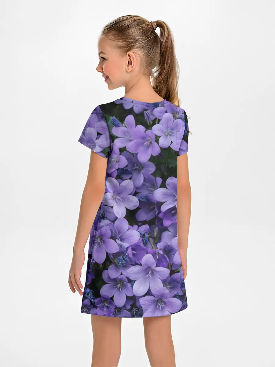 Детское платье / Фиолетовый цвет весны