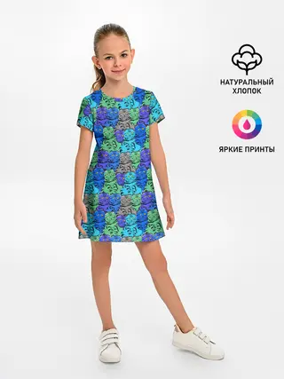 Детское платье / Толстый кот