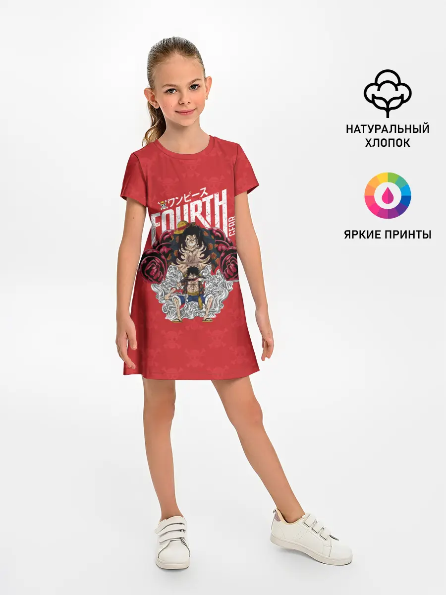 Детское платье / Луффи | резиновый Лу One Piece