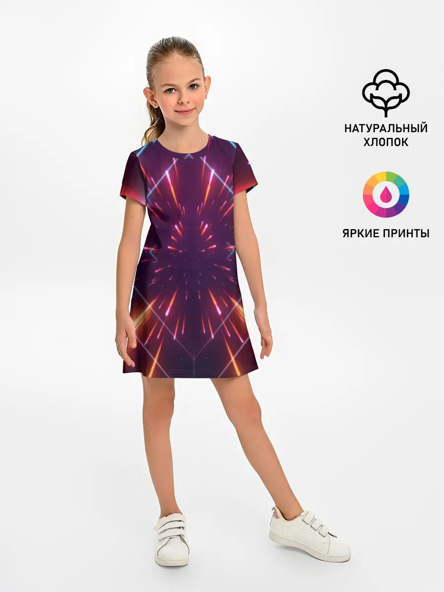 Детское платье / SYNTHWAVE / RETROWAVE
