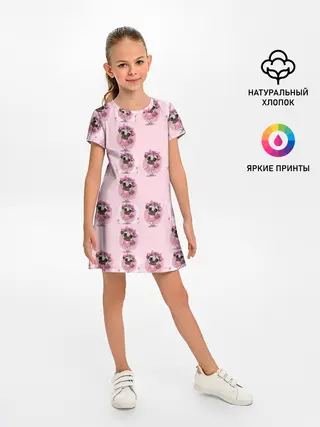 Детское платье / Милая собачка