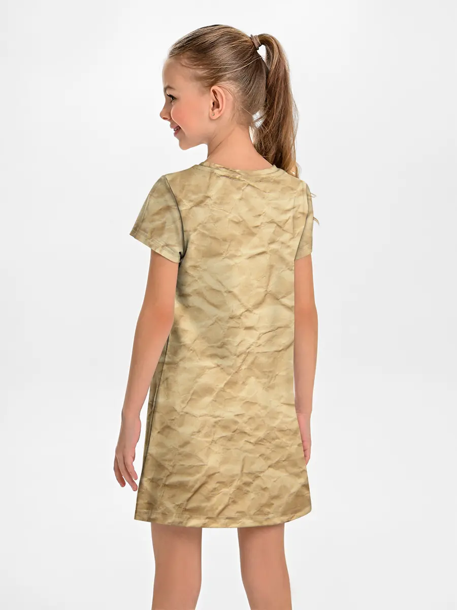 Детское платье / БУМАЖНАЯ ТЕКСТУРА