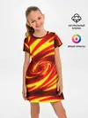 Детское платье / ОГНЕННЫЕ ВОЛНЫ | FIRE STRIPES
