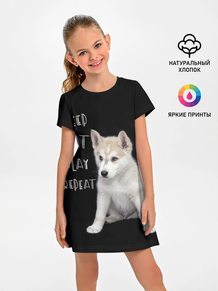 Детское платье / Sleep Eat Play Repeat