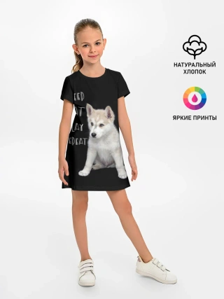 Детское платье / Sleep Eat Play Repeat