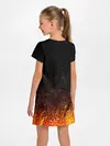 Детское платье / Чёрный клевер Аста в огне