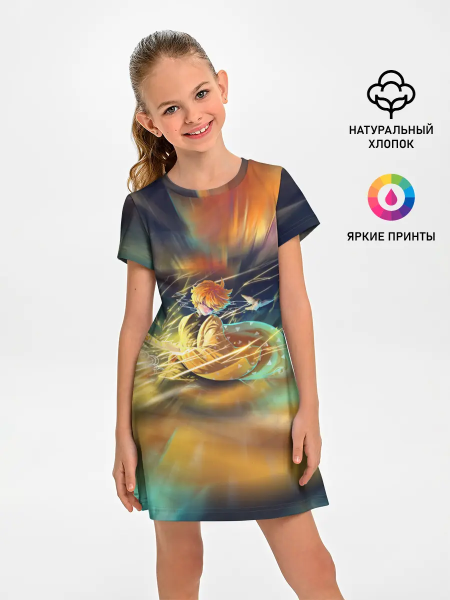 Детское платье / ZENITSU | ЗЕНИТСУ | DEMON SLAYER